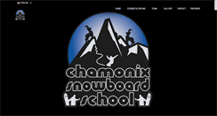 Desktop Screenshot of chamonixsnowboardschool.com